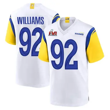 Youth Nike Los Angeles Rams Jonah Williams White Super Bowl LVI Bound Jersey - Game