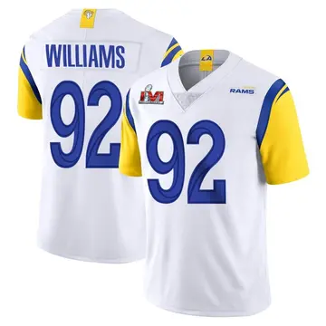 Youth Nike Los Angeles Rams Jonah Williams White Vapor Untouchable Super Bowl LVI Bound Jersey - Limited
