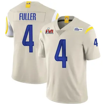 Youth Nike Los Angeles Rams Jordan Fuller Bone Vapor Super Bowl LVI Bound Jersey - Limited