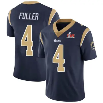 Youth Nike Los Angeles Rams Jordan Fuller Navy Team Color Vapor Untouchable Super Bowl LVI Bound Jersey - Limited