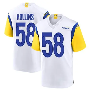 Youth Nike Los Angeles Rams Justin Hollins White Jersey - Game