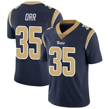Youth Nike Los Angeles Rams Kareem Orr Navy Team Color Vapor Untouchable Jersey - Limited