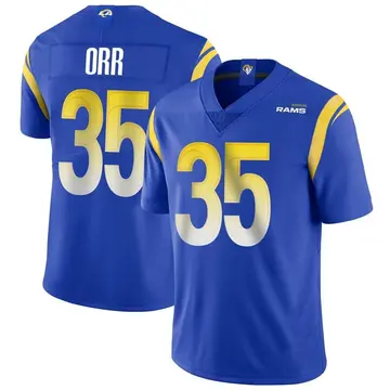Youth Nike Los Angeles Rams Kareem Orr Royal Alternate Vapor Untouchable Jersey - Limited