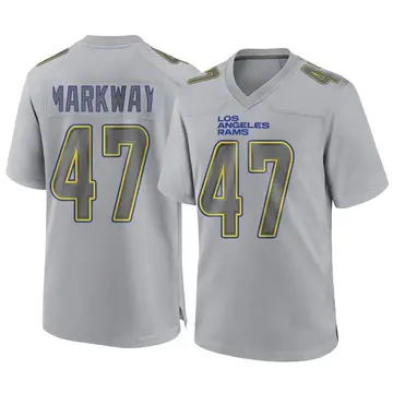 Youth Nike Los Angeles Rams Kyle Markway Gray Atmosphere Fashion Jersey - Game
