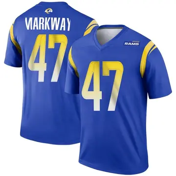 Youth Nike Los Angeles Rams Kyle Markway Royal Jersey - Legend