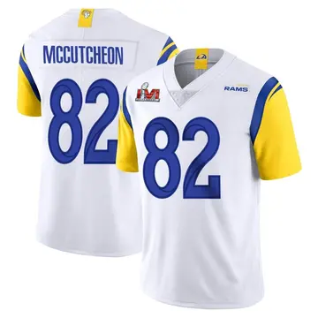 Youth Nike Los Angeles Rams Lance McCutcheon White Vapor Untouchable Super Bowl LVI Bound Jersey - Limited