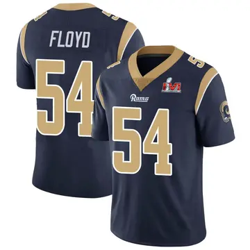 Youth Nike Los Angeles Rams Leonard Floyd Navy Team Color Vapor Untouchable Super Bowl LVI Bound Jersey - Limited