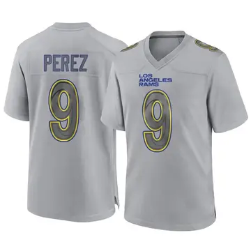 Youth Nike Los Angeles Rams Luis Perez Gray Atmosphere Fashion Jersey - Game