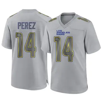 Youth Nike Los Angeles Rams Luis Perez Gray Atmosphere Fashion Jersey - Game