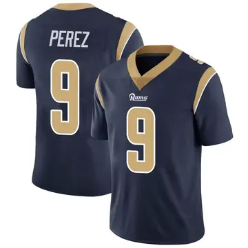 Youth Nike Los Angeles Rams Luis Perez Navy Team Color Vapor Untouchable Jersey - Limited