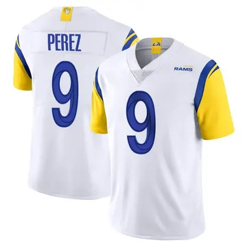 Youth Nike Los Angeles Rams Luis Perez White Vapor Untouchable Jersey - Limited
