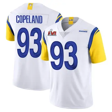 Youth Nike Los Angeles Rams Marquise Copeland White Vapor Untouchable Super Bowl LVI Bound Jersey - Limited