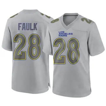Youth Nike Los Angeles Rams Marshall Faulk Gray Atmosphere Fashion Jersey - Game