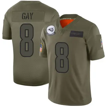 Youth Nike Los Angeles Rams Matt Gay Camo 2019 Salute to Service Jersey - Limited