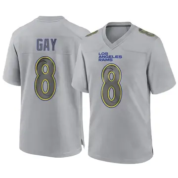 Youth Nike Los Angeles Rams Matt Gay Gray Atmosphere Fashion Jersey - Game