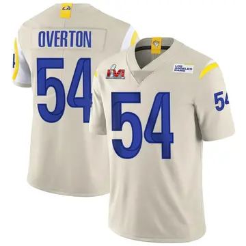 Youth Nike Los Angeles Rams Matt Overton Bone Vapor Super Bowl LVI Bound Jersey - Limited