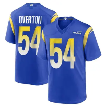 Youth Nike Los Angeles Rams Matt Overton Royal Alternate Jersey - Game