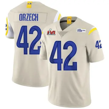 Youth Nike Los Angeles Rams Matthew Orzech Bone Vapor Super Bowl LVI Bound Jersey - Limited