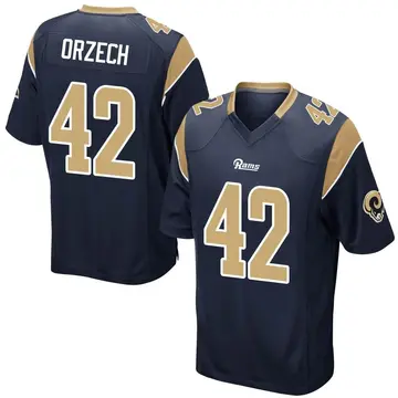 Youth Nike Los Angeles Rams Matthew Orzech Navy Team Color Jersey - Game