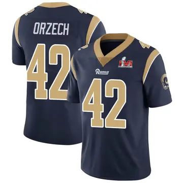 Youth Nike Los Angeles Rams Matthew Orzech Navy Team Color Vapor Untouchable Super Bowl LVI Bound Jersey - Limited