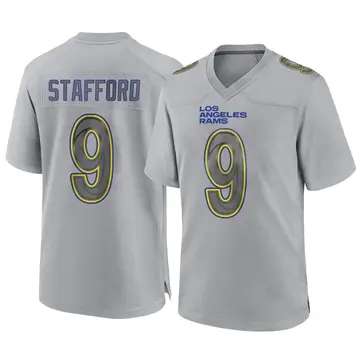 Youth Nike Los Angeles Rams Matthew Stafford Gray Atmosphere Fashion Jersey - Game