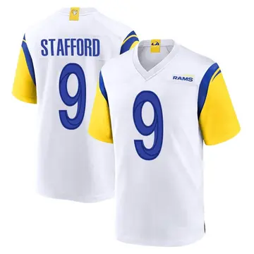 Youth Nike Los Angeles Rams Matthew Stafford White Jersey - Game