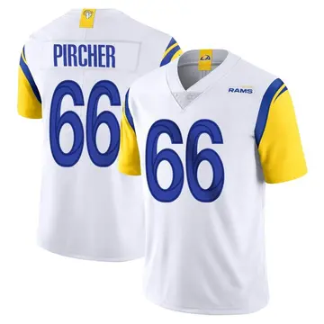 Youth Nike Los Angeles Rams Max Pircher White Vapor Untouchable Jersey - Limited