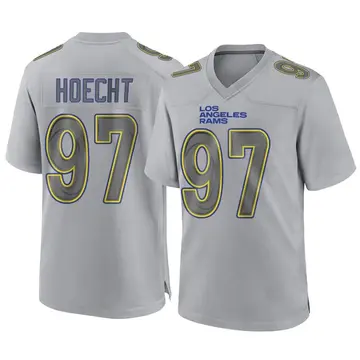 Youth Nike Los Angeles Rams Michael Hoecht Gray Atmosphere Fashion Jersey - Game