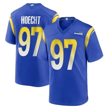 Youth Nike Los Angeles Rams Michael Hoecht Royal Alternate Jersey - Game