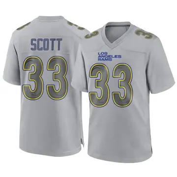 Youth Nike Los Angeles Rams Nick Scott Gray Atmosphere Fashion Jersey - Game