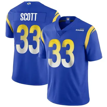 Youth Nike Los Angeles Rams Nick Scott Royal Alternate Vapor Untouchable Jersey - Limited