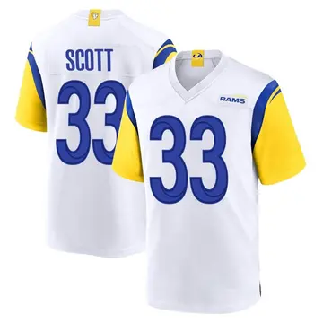 Youth Nike Los Angeles Rams Nick Scott White Jersey - Game