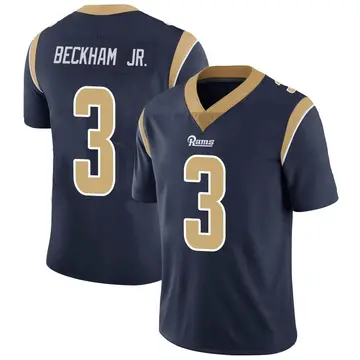 Youth Nike Los Angeles Rams Odell Beckham Jr. Navy Team Color Vapor Untouchable Jersey - Limited