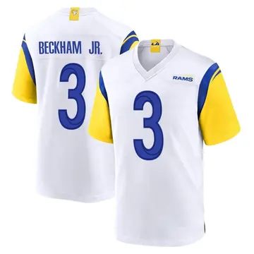 Youth Nike Los Angeles Rams Odell Beckham Jr. White Jersey - Game