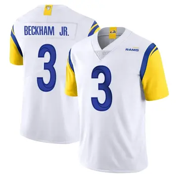 Youth Nike Los Angeles Rams Odell Beckham Jr. White Vapor Untouchable Jersey - Limited