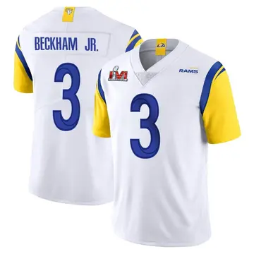 Youth Nike Los Angeles Rams Odell Beckham Jr. White Vapor Untouchable Super Bowl LVI Bound Jersey - Limited