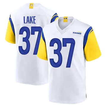 Youth Nike Los Angeles Rams Quentin Lake White Jersey - Game