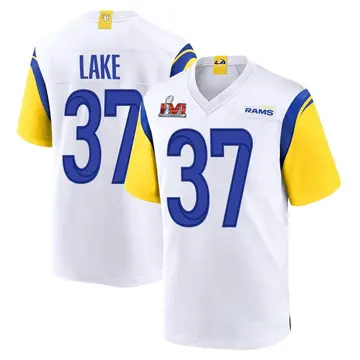Youth Nike Los Angeles Rams Quentin Lake White Super Bowl LVI Bound Jersey - Game