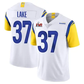 Youth Nike Los Angeles Rams Quentin Lake White Vapor Untouchable Super Bowl LVI Bound Jersey - Limited