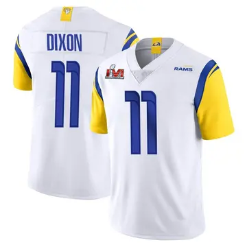 Youth Nike Los Angeles Rams Riley Dixon White Vapor Untouchable Super Bowl LVI Bound Jersey - Limited