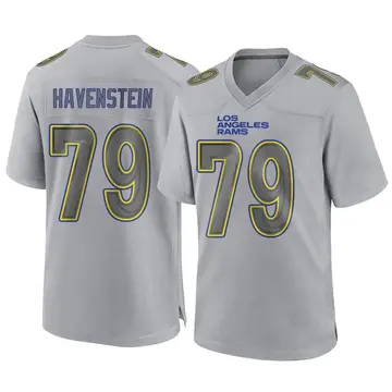Youth Nike Los Angeles Rams Rob Havenstein Gray Atmosphere Fashion Jersey - Game