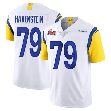 Youth Nike Los Angeles Rams Rob Havenstein White Vapor Untouchable Super Bowl LVI Bound Jersey - Limited