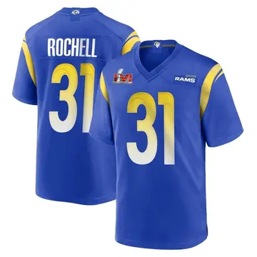 Youth Nike Los Angeles Rams Robert Rochell Royal Alternate Super Bowl LVI Bound Jersey - Game