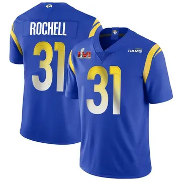 Youth Nike Los Angeles Rams Robert Rochell Royal Alternate Vapor Untouchable Super Bowl LVI Bound Jersey - Limited