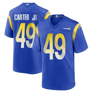 Youth Nike Los Angeles Rams Roger Carter Jr. Royal Alternate Jersey - Game