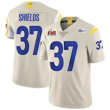 Youth Nike Los Angeles Rams Sam Shields Bone Vapor Super Bowl LVI Bound Jersey - Limited