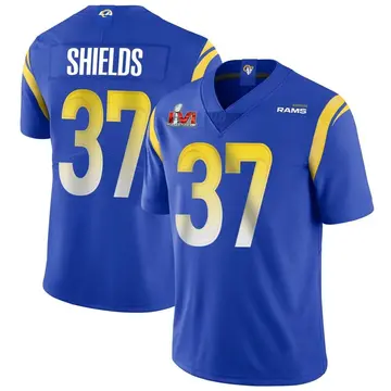 Youth Nike Los Angeles Rams Sam Shields Royal Alternate Vapor Untouchable Super Bowl LVI Bound Jersey - Limited