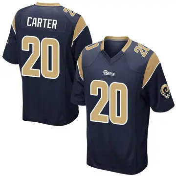 Youth Nike Los Angeles Rams TJ Carter Navy Team Color Jersey - Game