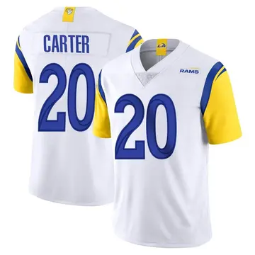 Youth Nike Los Angeles Rams TJ Carter White Vapor Untouchable Jersey - Limited