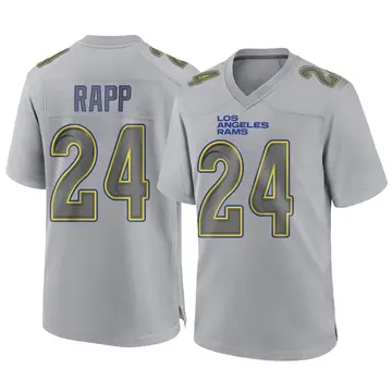 Youth Nike Los Angeles Rams Taylor Rapp Gray Atmosphere Fashion Jersey - Game